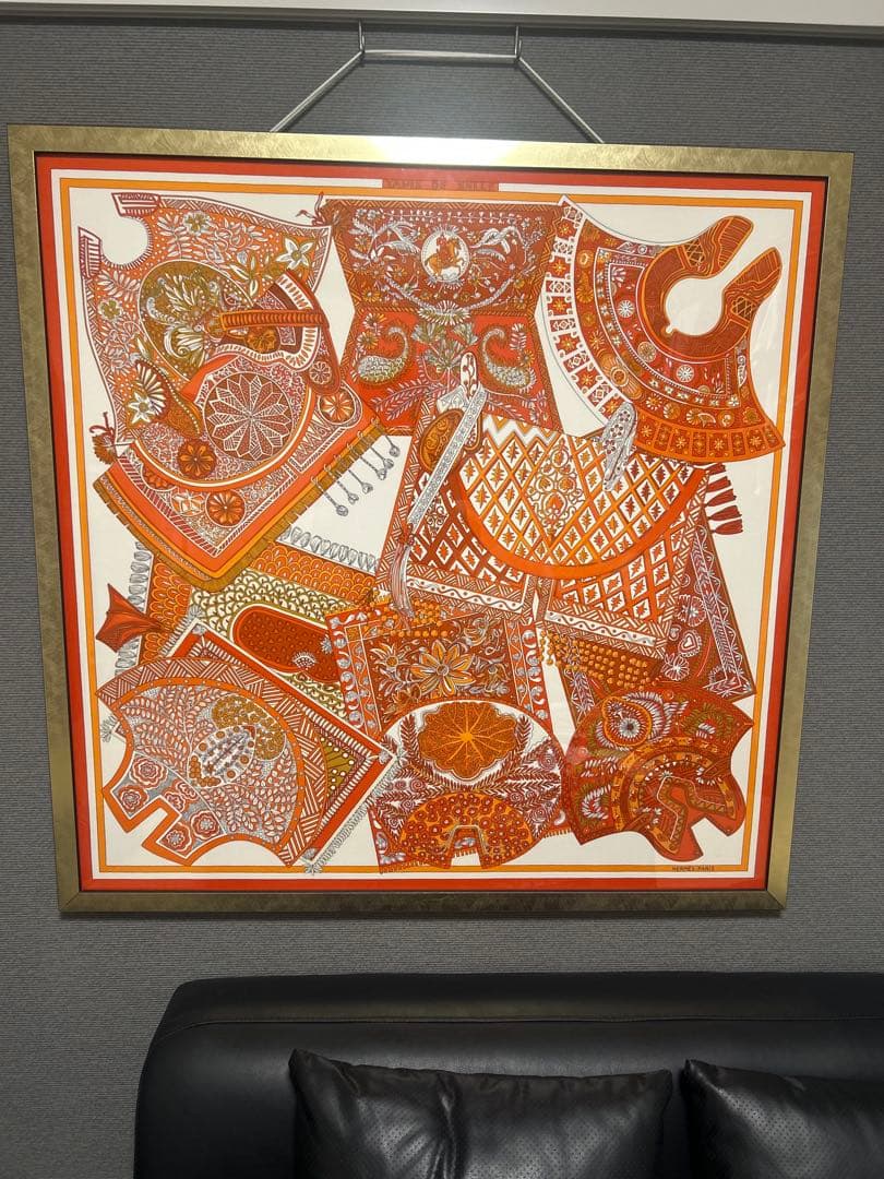 HERMESスカーフ観賞用 壁掛け