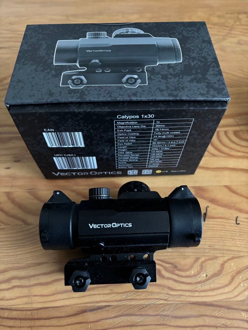 VECTOR Optics Calypso 1x30 赤点サイト