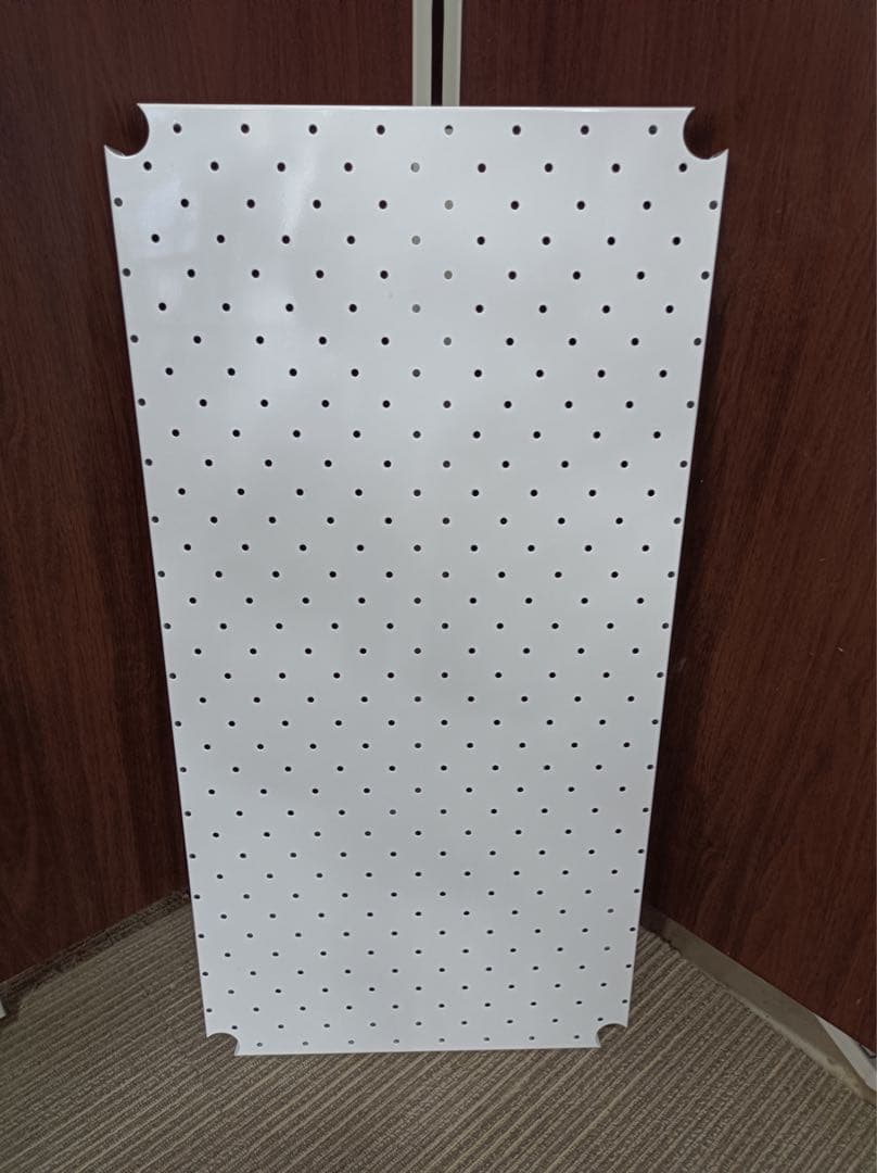 八6234【未使用品】ホームエレクター パンチングシェルフ ホワイト　2枚セット