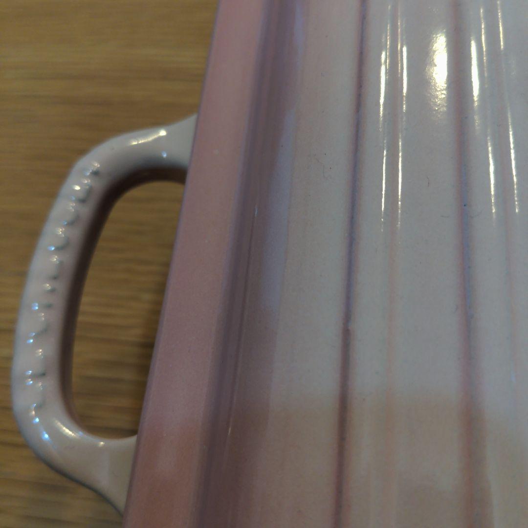 (極美)LE CREUSET　シグニチャー ココット スクエア シフォンピンク