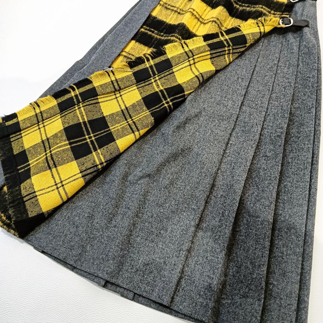 美品✨オニールオブダブリン マルチコンビネーションキルト ラップスカートc