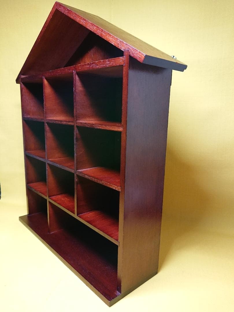 飾り棚　ミニチュア用　木製　ディスプレイラック　置物　インテリア　A2646