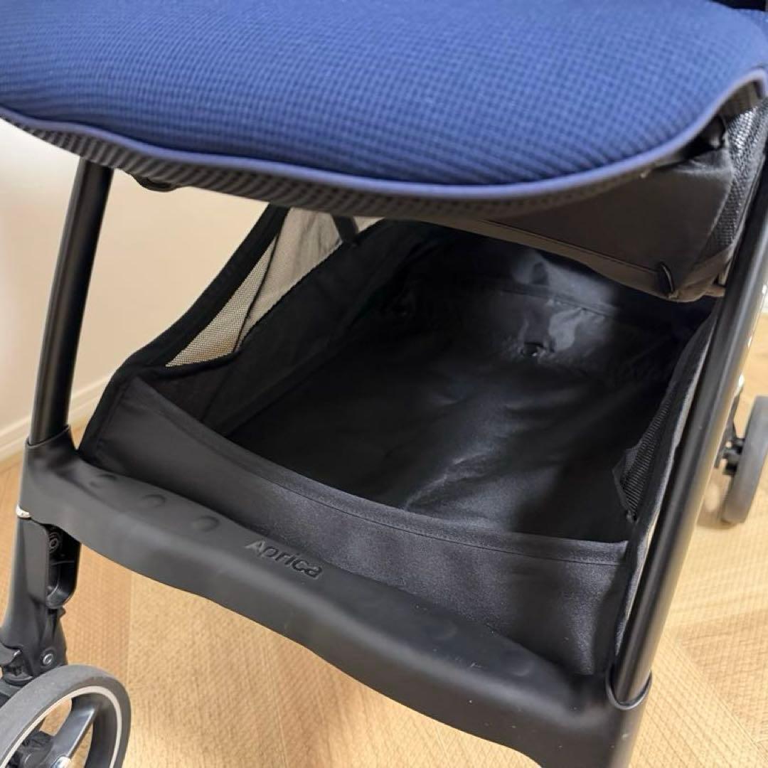 【値下中・レインカバー付】アップリカ　ラクーナビッテクッション　ベビーカーAB型