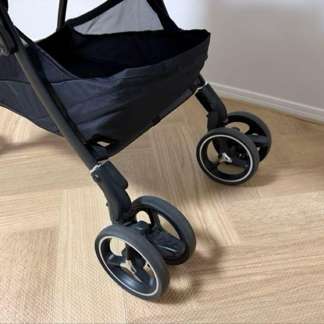 【値下中・レインカバー付】アップリカ　ラクーナビッテクッション　ベビーカーAB型