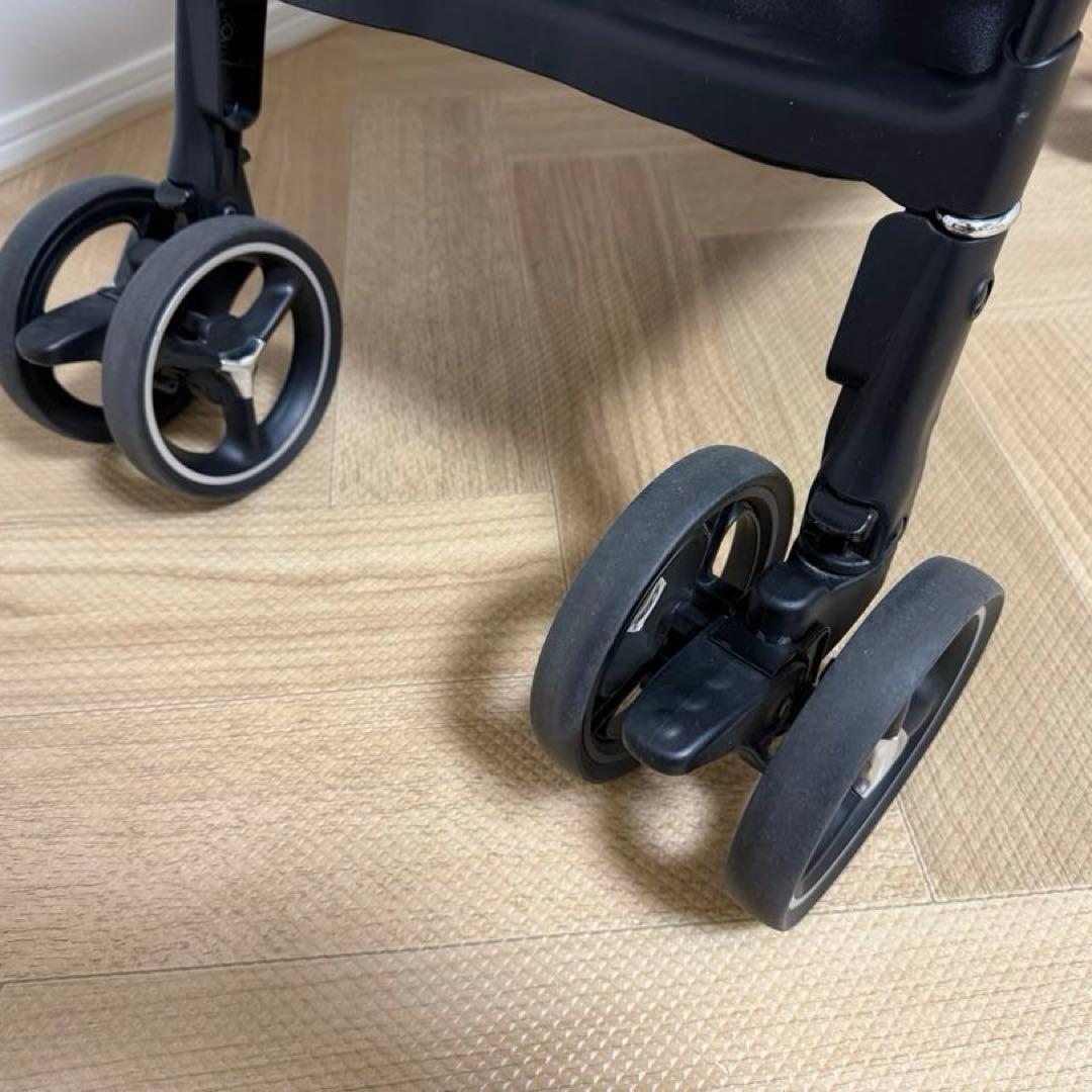 【値下中・レインカバー付】アップリカ　ラクーナビッテクッション　ベビーカーAB型