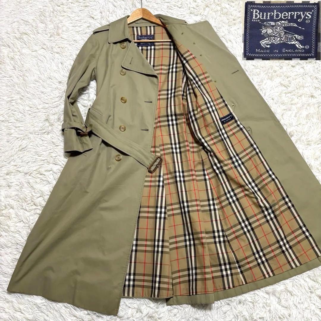 Burberrys 英国製 トレンチコート ノバチェック 80s ヴィンテージ