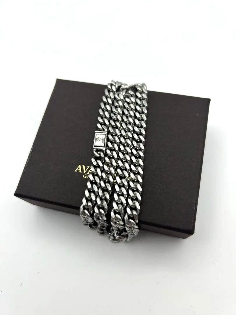 AVALANCHE 6.5mm 45cm マイアミネックレス 喜平 シルバー