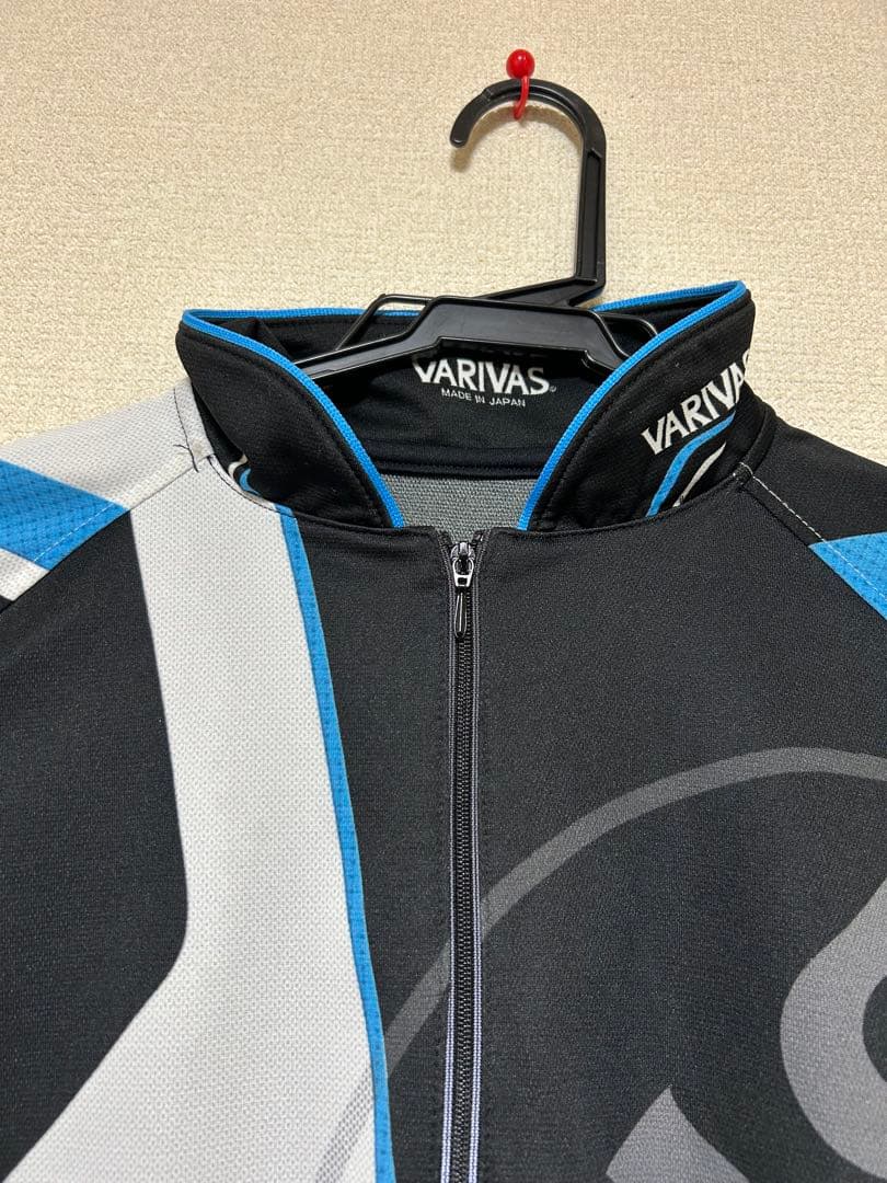 VARIVAS フィッシングベスト LL 黒/赤