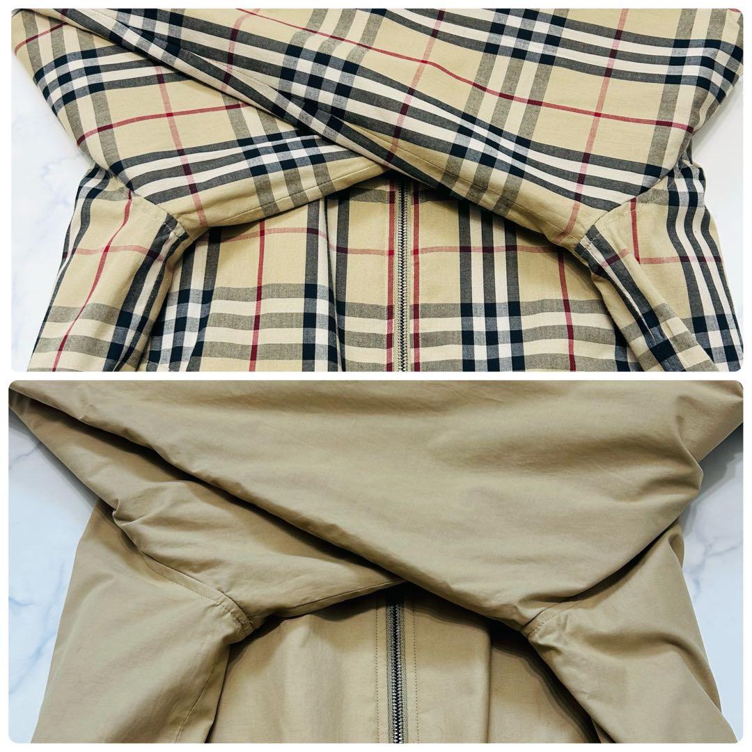 【美品】バーバリーロンドン リバーシブル スイングトップ ブルゾン ノバチェック