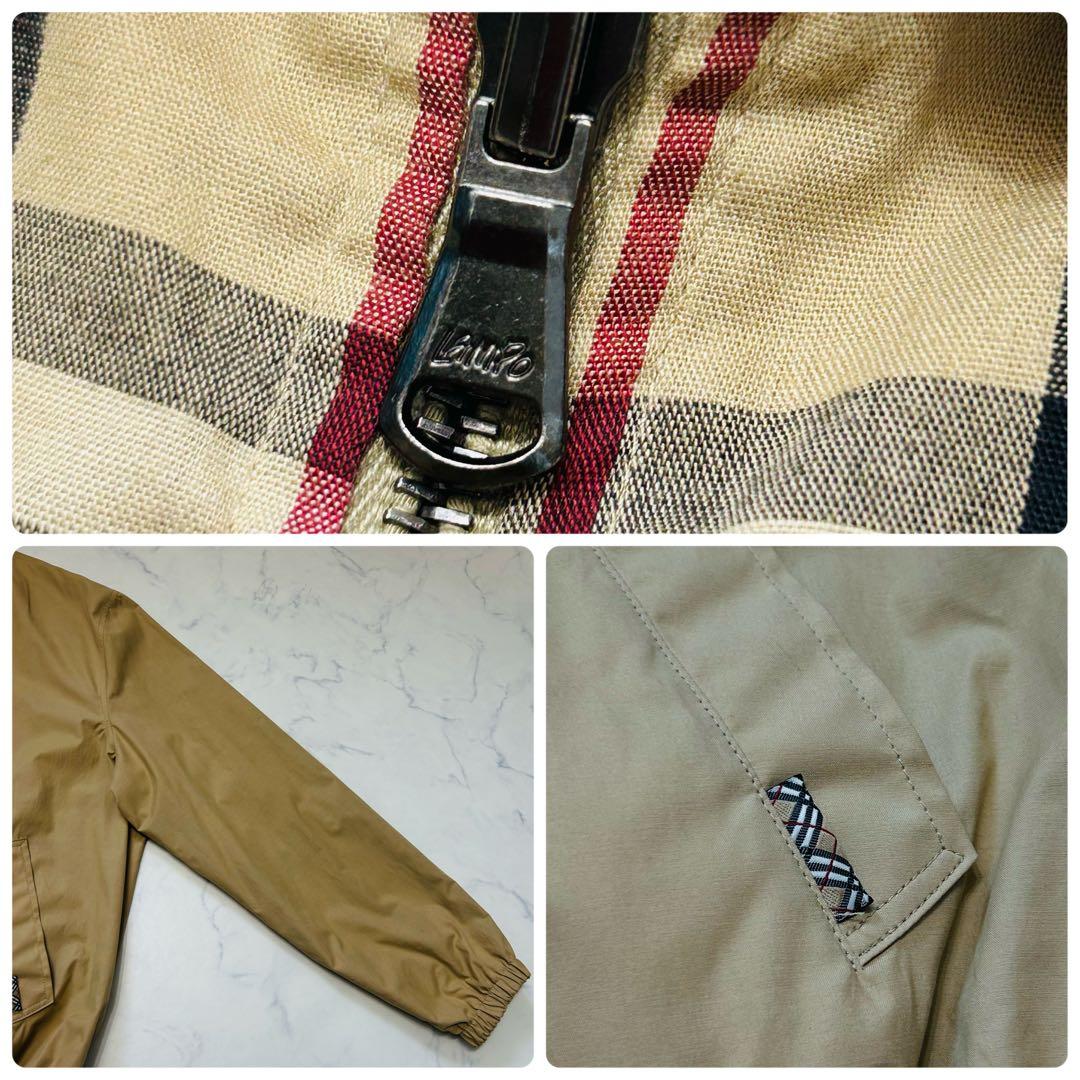 【美品】バーバリーロンドン リバーシブル スイングトップ ブルゾン ノバチェック