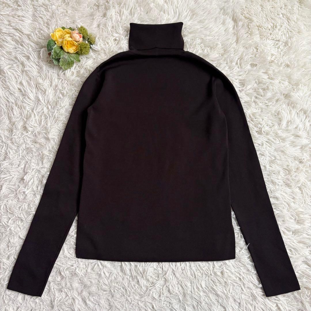 未使用級♡フォクシー ニット タートルネック グレースウール ダークブラウン