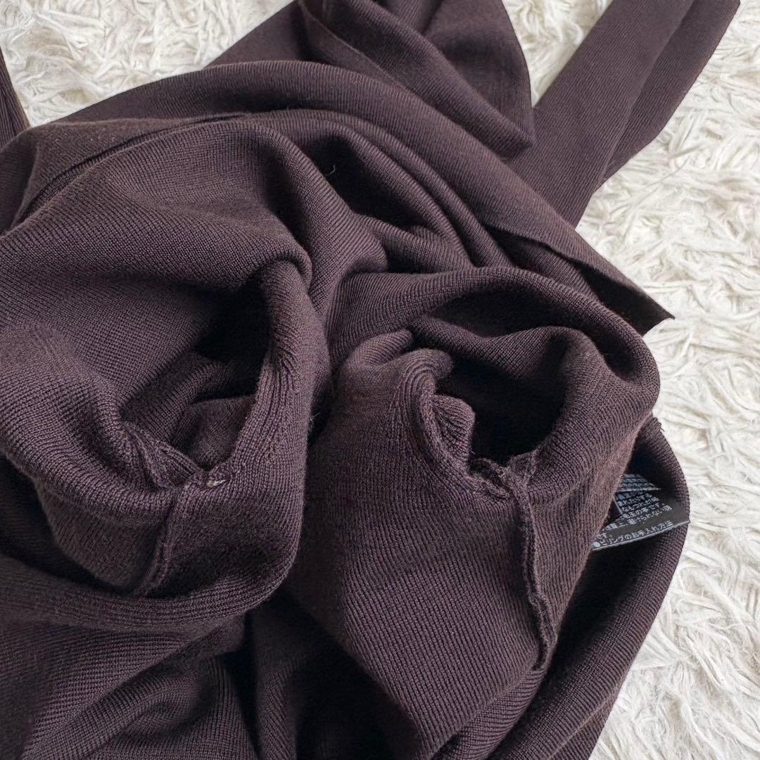 未使用級♡フォクシー ニット タートルネック グレースウール ダークブラウン