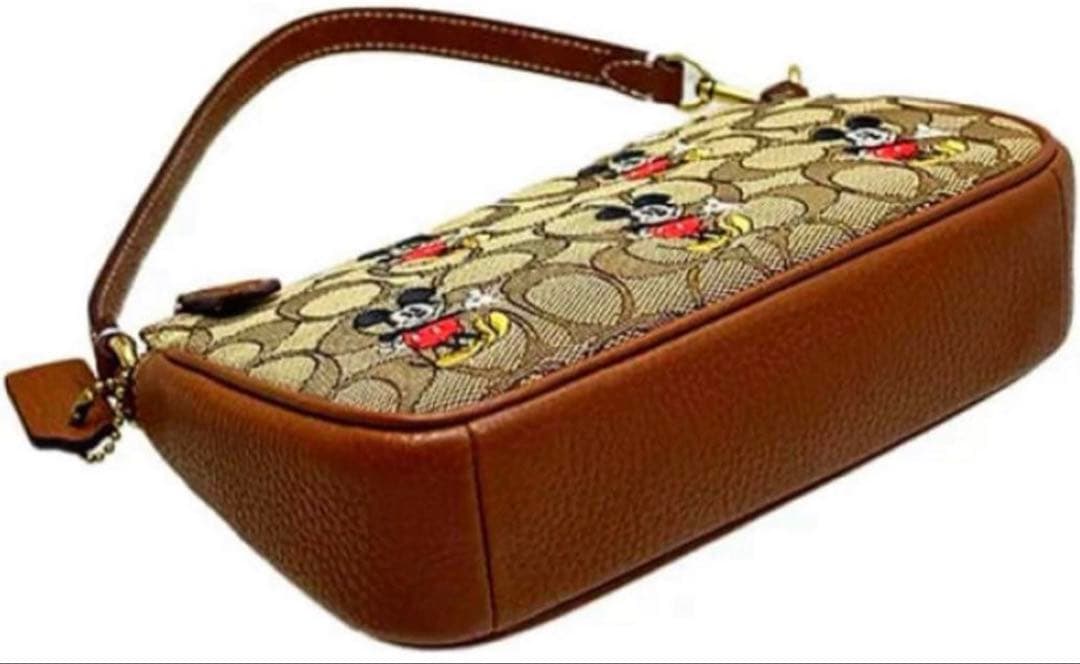 COACH コーチ ミッキーコラボ ノリータ19 限定可愛いショルダーバッグ