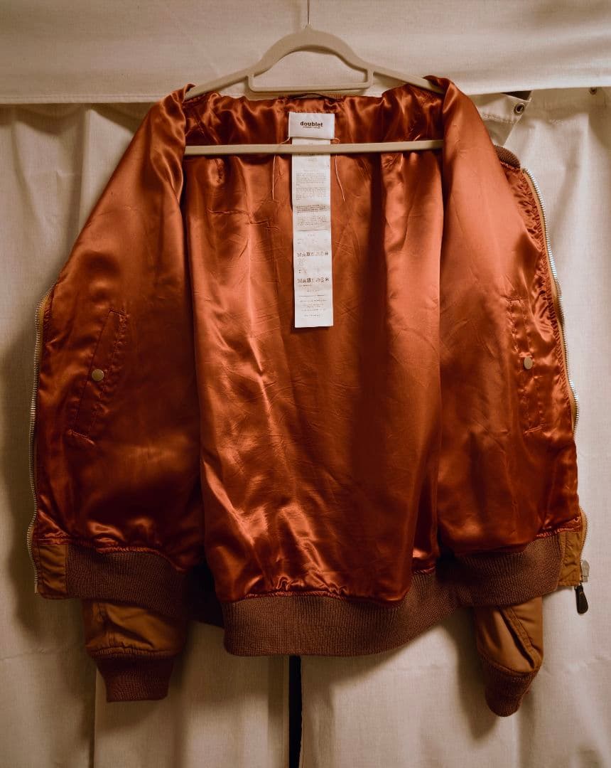 doublet ダブレット VEGETABLE DYED MA-1