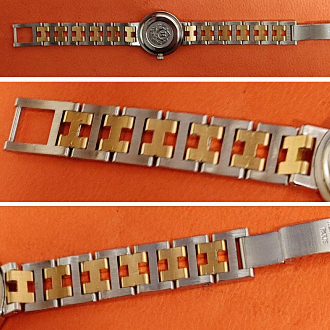 みゆエルメス時計極極美品クリッパー/新品電池新品仕上げ正常稼働品レディース