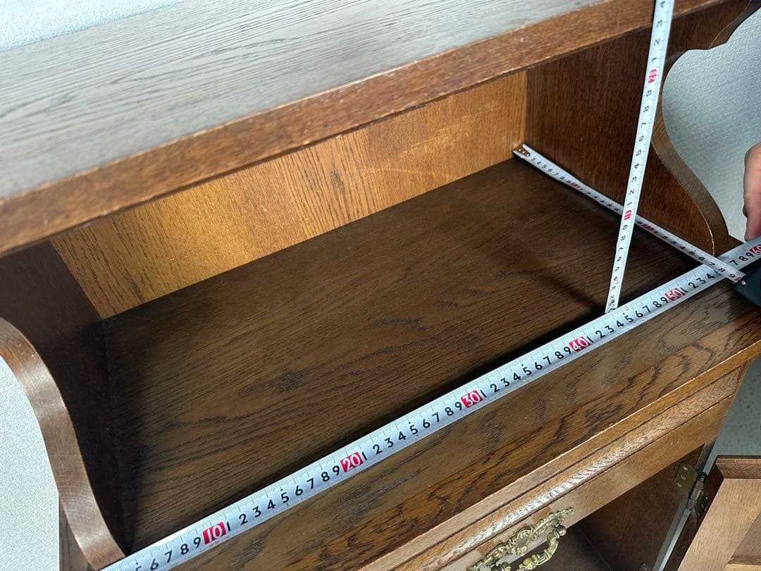 ヨーロッパ ヴィンテージ 家具 電話台 キャビネット チェスト 木製 ※i4※