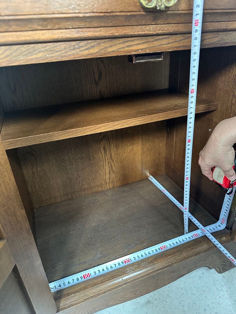 ヨーロッパ ヴィンテージ 家具 電話台 キャビネット チェスト 木製 ※i4※