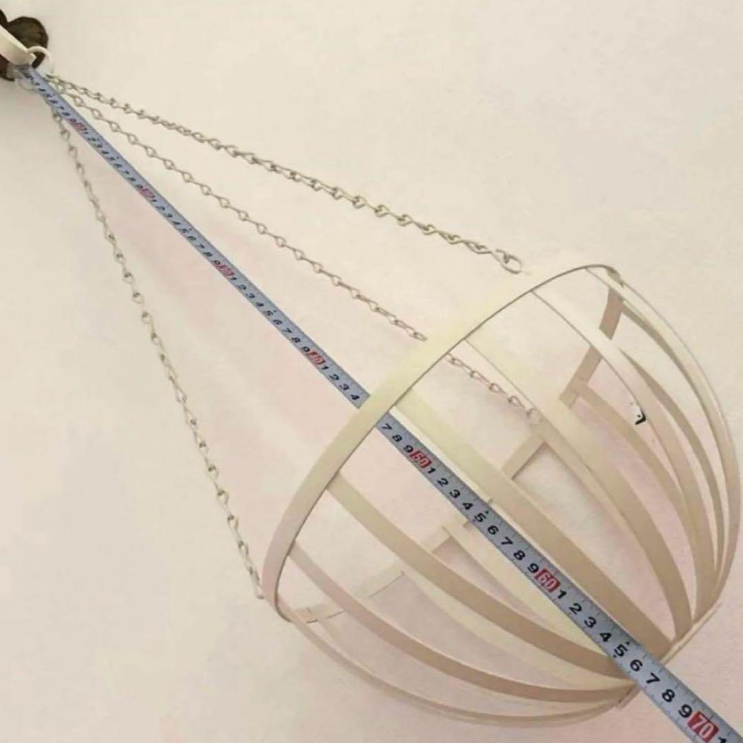 アイアン フラワーハンギングバスケット 2個セット　ガーデン　ガーデニング雑貨