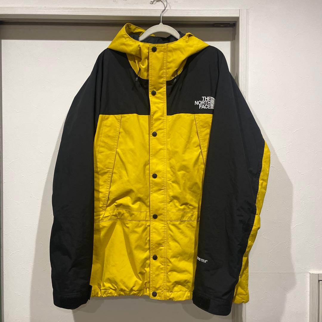 希少カラー ノースフェイス マウンテンライトジャケット イエロー ビッグサイズ