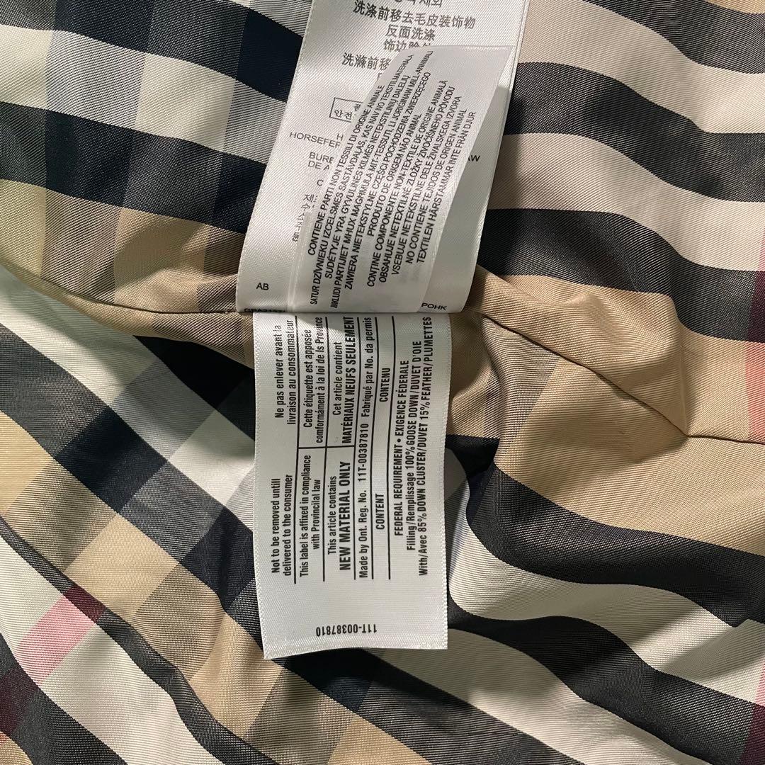 ☆*☆様 Burberry Black Long Quilted Coat Si