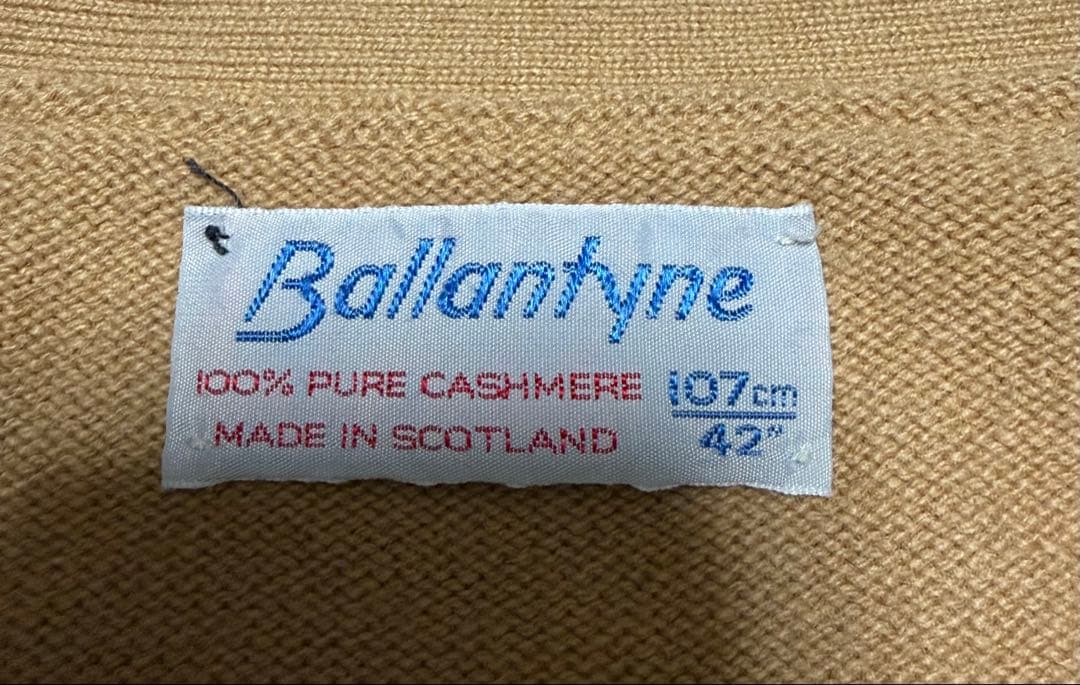 BALLANTYNE カシミヤ100% カーディガン サイズ42