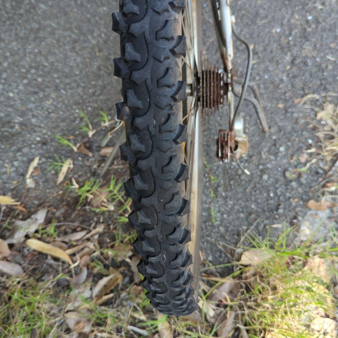 マウンテンバイク　HOTSQUALL 26インチ　ショック付き　鉄フレーム現状車