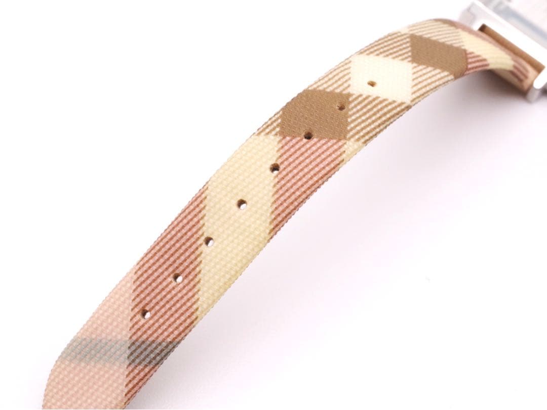 新品電池交換 Burberry 腕時計 クォーツ 純正ベルト 477