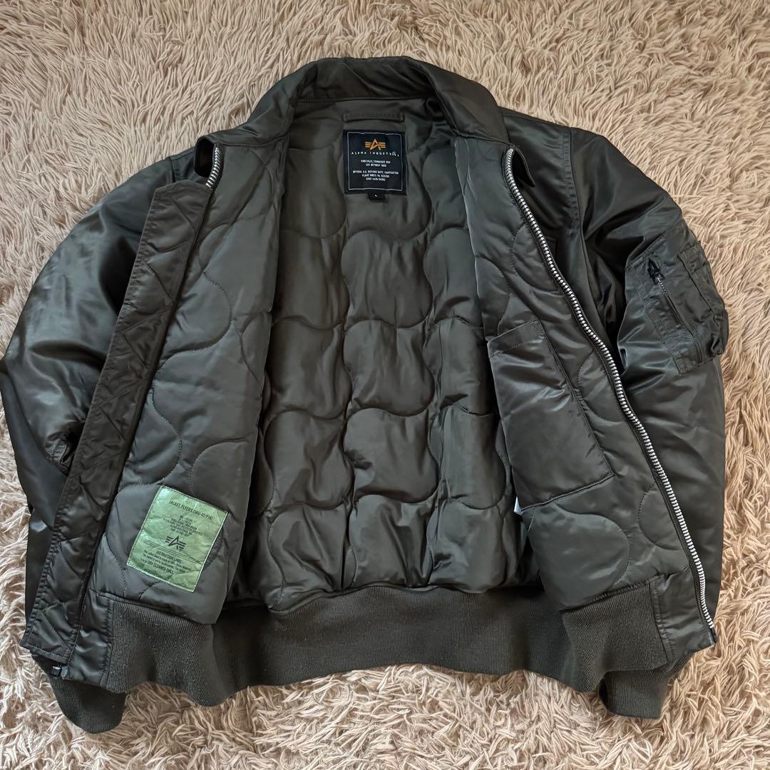 アルファインダストリーズ　CWU-45P フライトジャケット　L　ボンバー　短丈