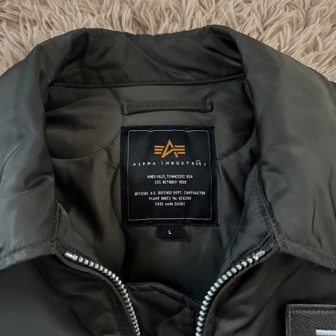 アルファインダストリーズ　CWU-45P フライトジャケット　L　ボンバー　短丈