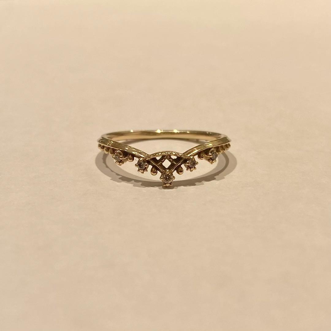 ノジェス ダイヤモンド すずらん リング 8号