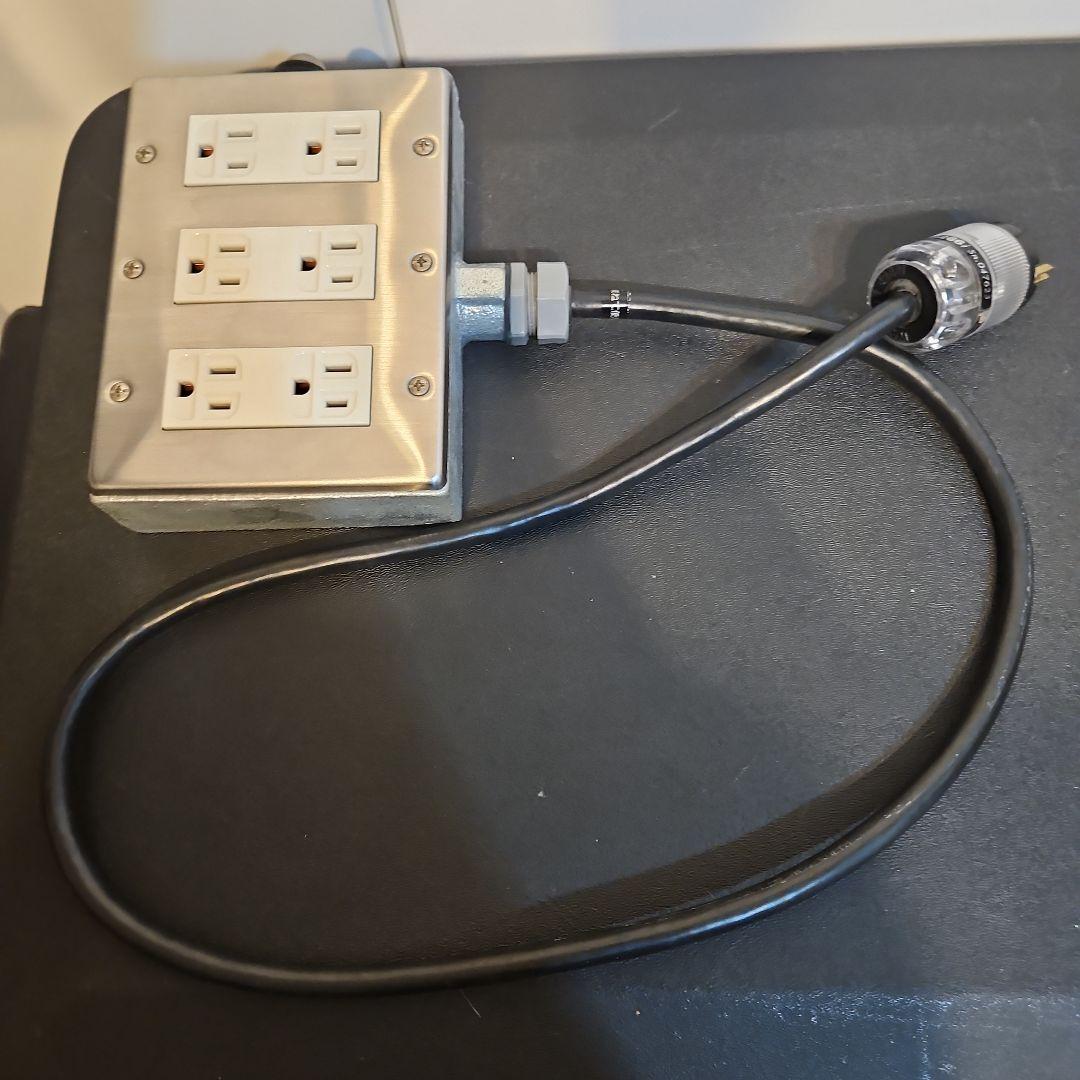 中古 プロケーブル　重鉄タップ　6口　1m