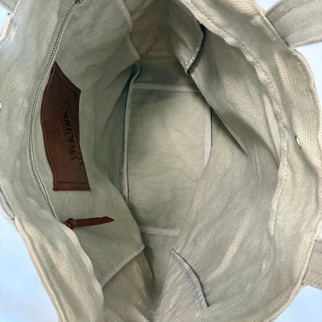 【美品】ヴィヴィアンウエストウッド ハッピーベア トートバッグ キャンバス