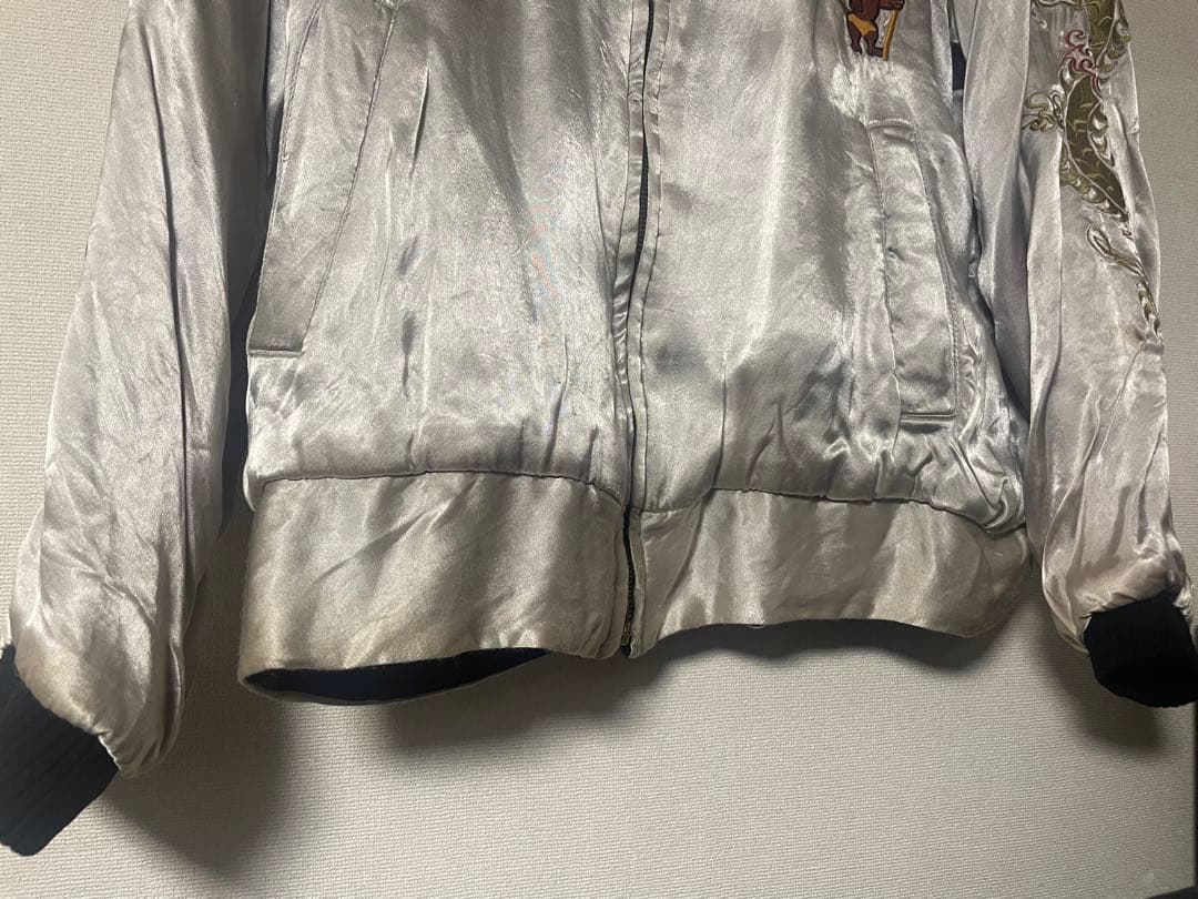 80s〜90s ベトジャン　スーベニアジャケット　レッドデビル　リバーシブル