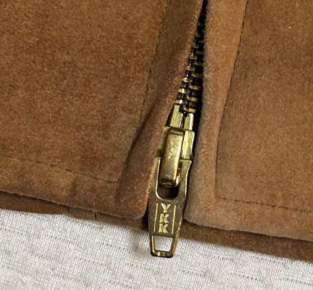 ADAM ET ROPE' ゴートスエード　シングルライダース　ゴートスキン