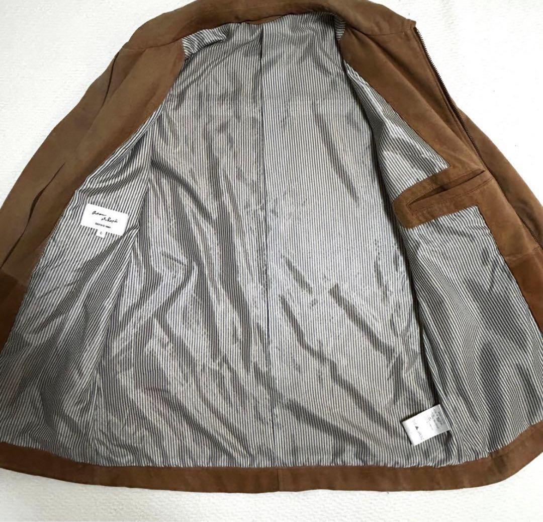 ADAM ET ROPE' ゴートスエード　シングルライダース　ゴートスキン