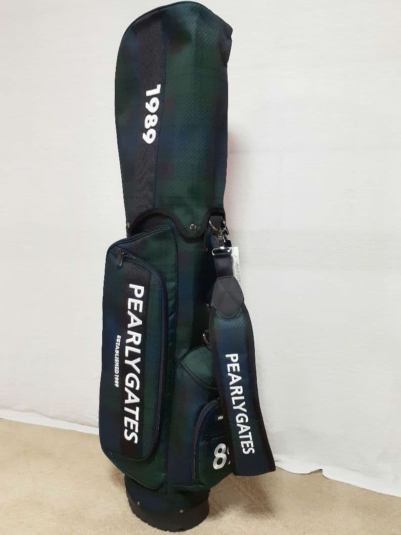 PEARLY GATES /スタンド式 キャディバッグ ブラックウォッチ 未使用