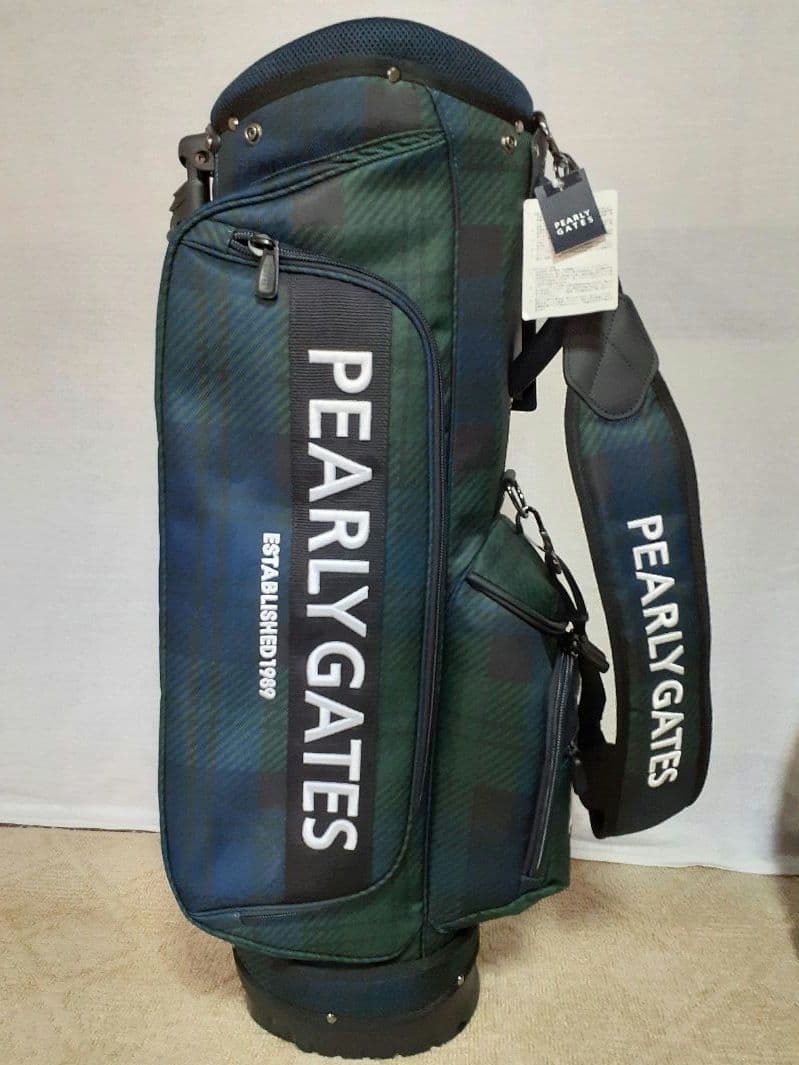 PEARLY GATES /スタンド式 キャディバッグ ブラックウォッチ 未使用
