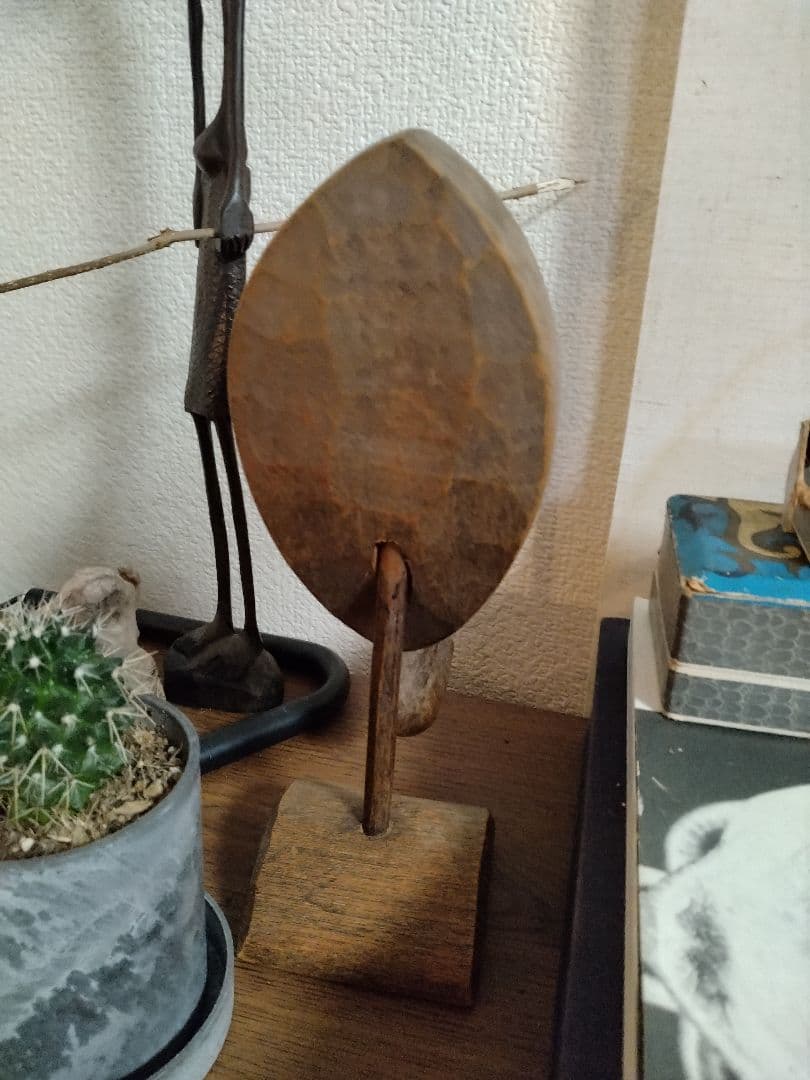 アフリカ　プリミティブアート　パスポートマスク　置物