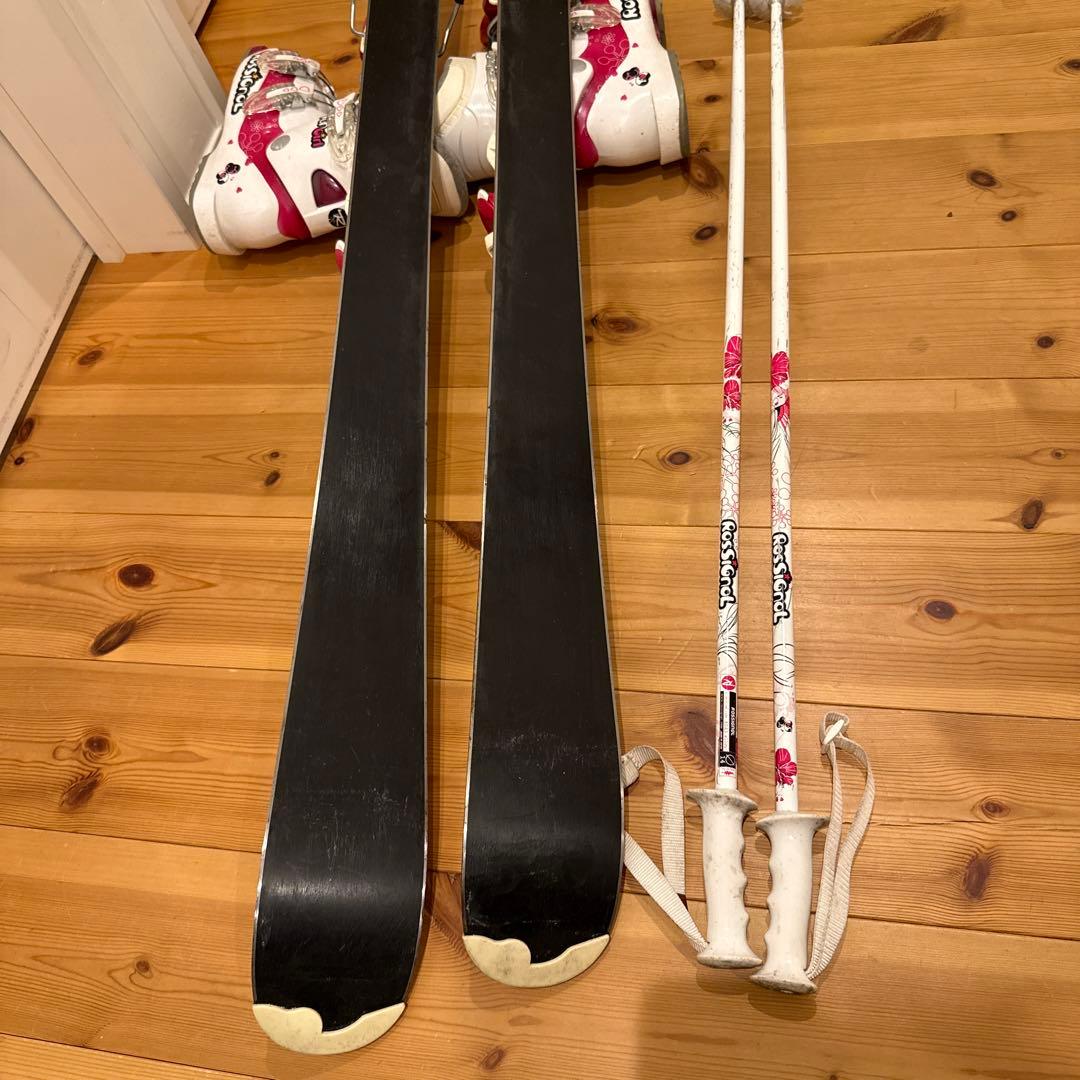 Rossignol キッズスキー板（140） ビンディング、ブーツ、ストック付