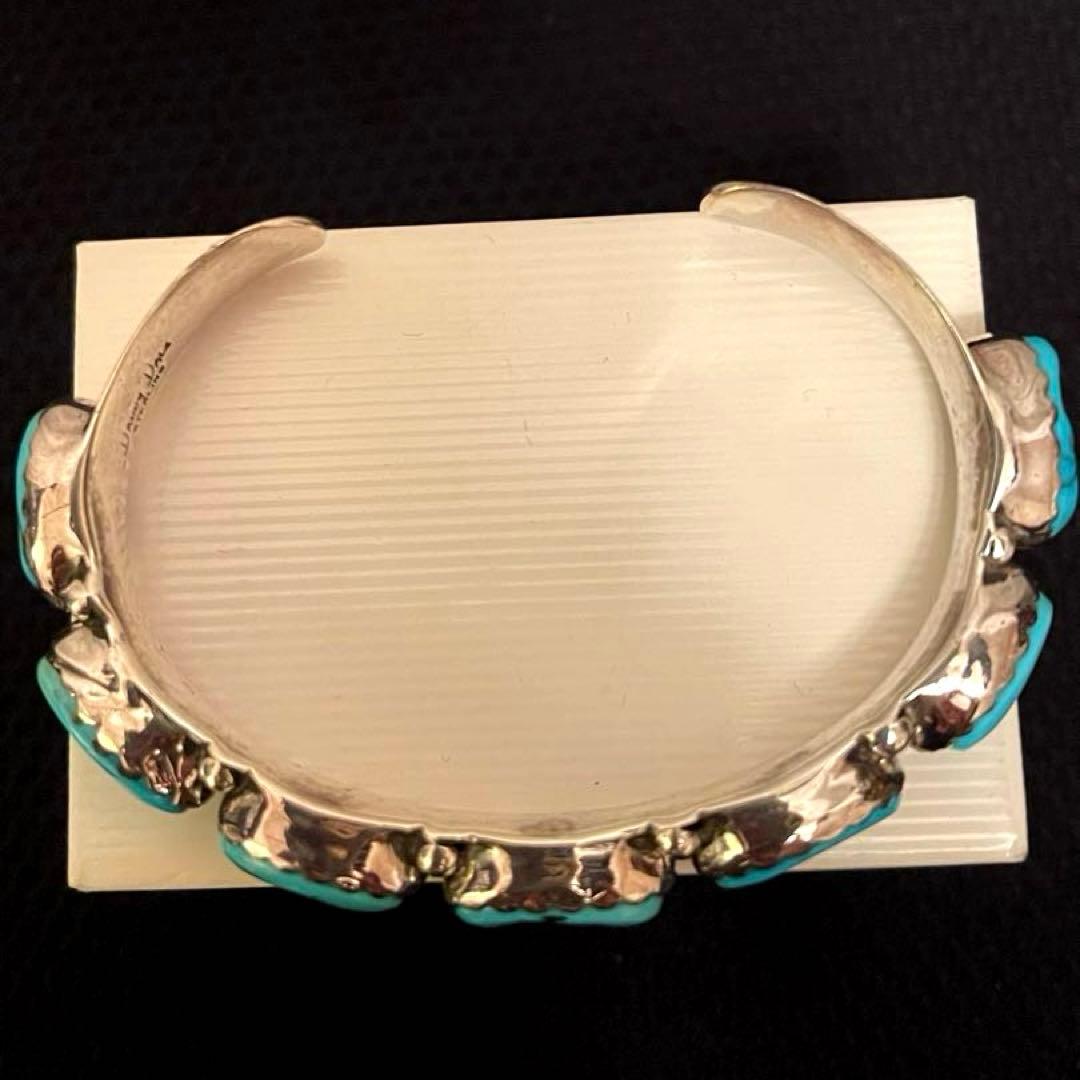 ターコイズ シルバー バングル ブレス