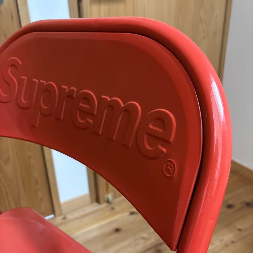 Supreme l Folding Chair パイプ椅子　赤
