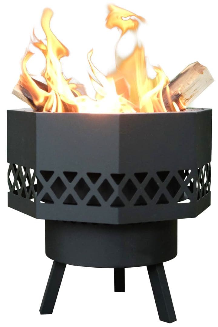 【新品未使用】焚き火台　オクタゴンブラック　二次燃焼