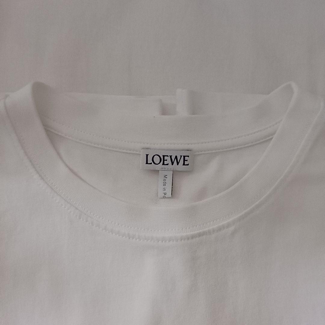 【正規品】LOEWE アナグラム 刺繍　Tシャツ XSサイズ　ホワイト