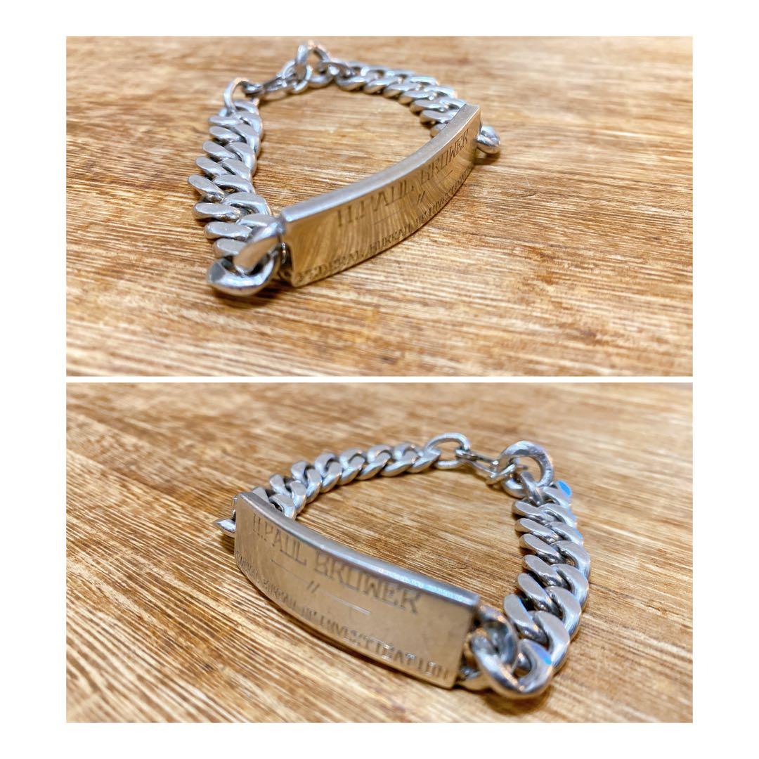 ビンテージ1940’s WWII FBI IDシルバーブレスレットUSN RRL