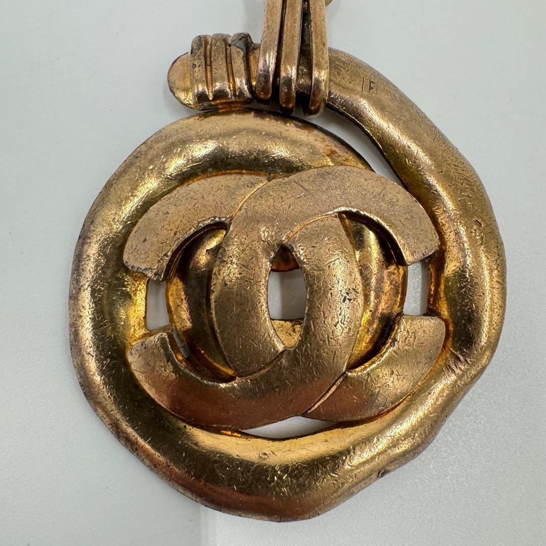 シャネル CHANEL ヴィンテージ キーホルダー キーリング ココマーク