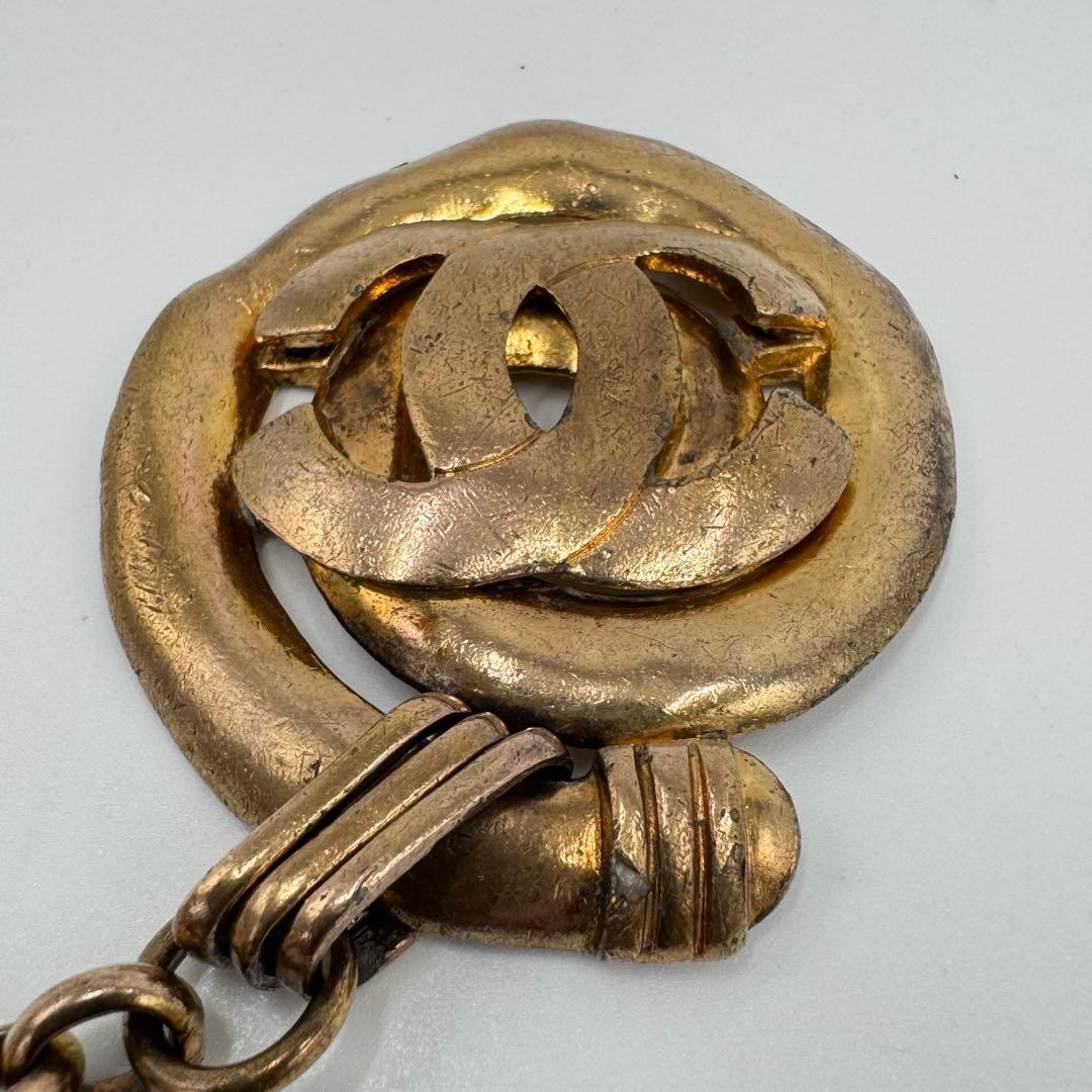 シャネル CHANEL ヴィンテージ キーホルダー キーリング ココマーク