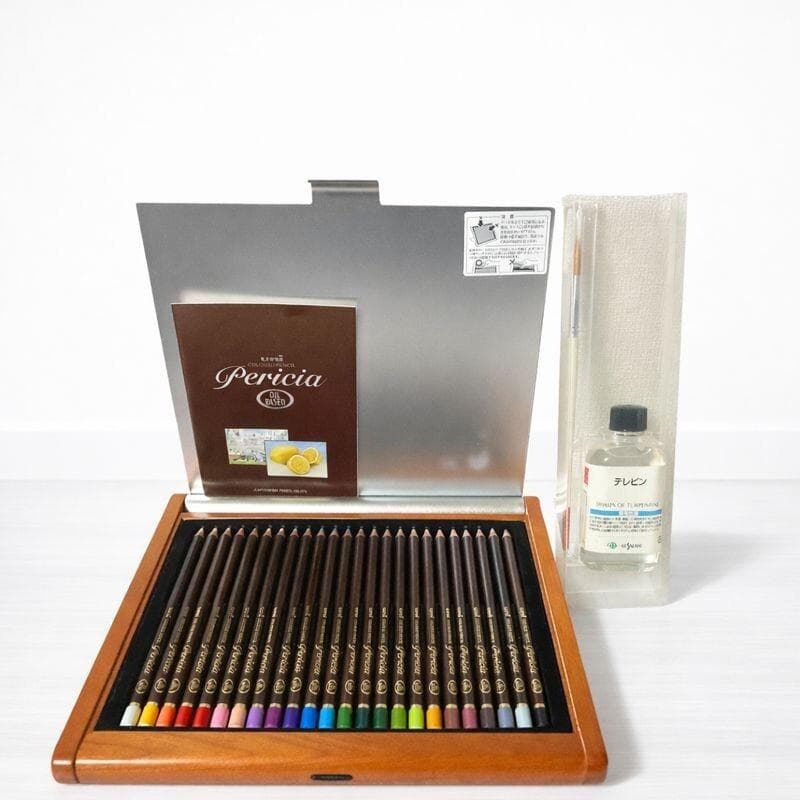 【美品】三菱鉛筆 uni Pericia ユニ ペリシア 色鉛筆 24色セット