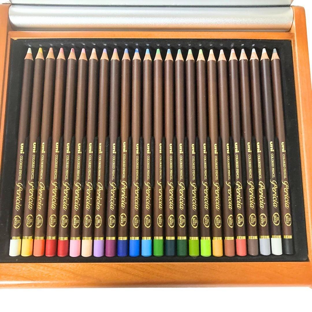 【美品】三菱鉛筆 uni Pericia ユニ ペリシア 色鉛筆 24色セット