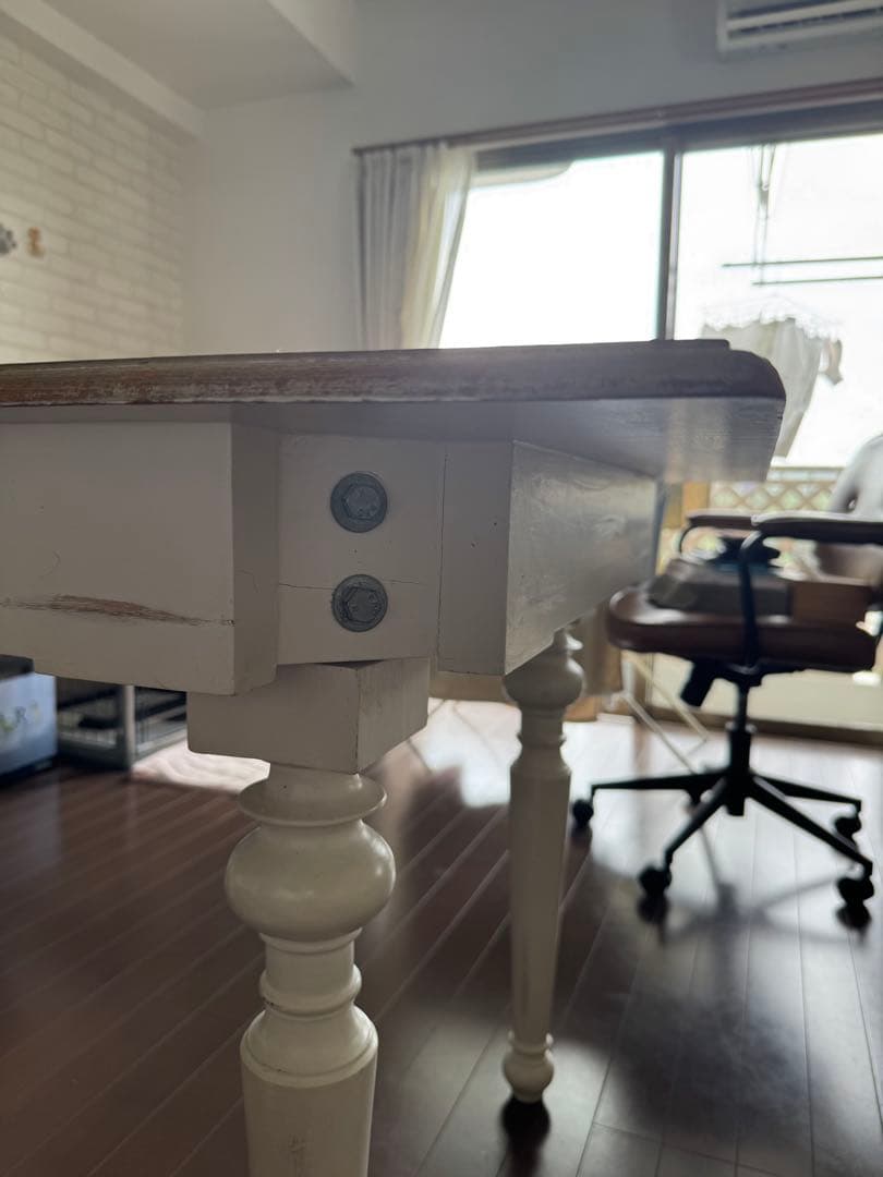 フランフラン　ログ　ダイニングテーブル