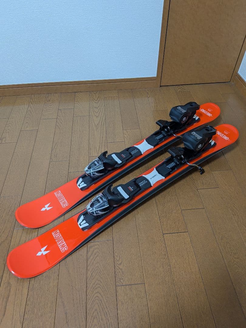 美品 SWALLOW ショートスキー OREO 90 スキーボード ビンディン付